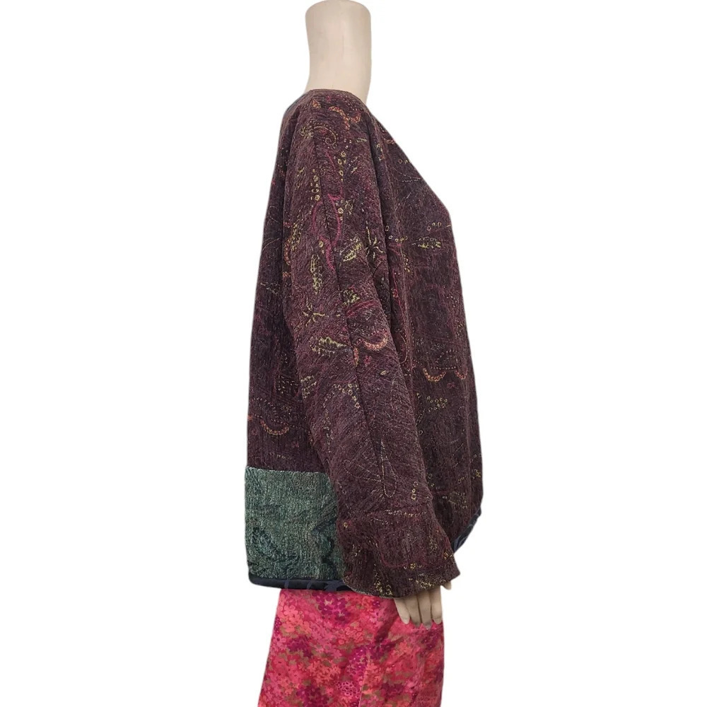 Vintage Aida Dalati Tapestry Jacket   Wearable Art - Picture 4 of 4